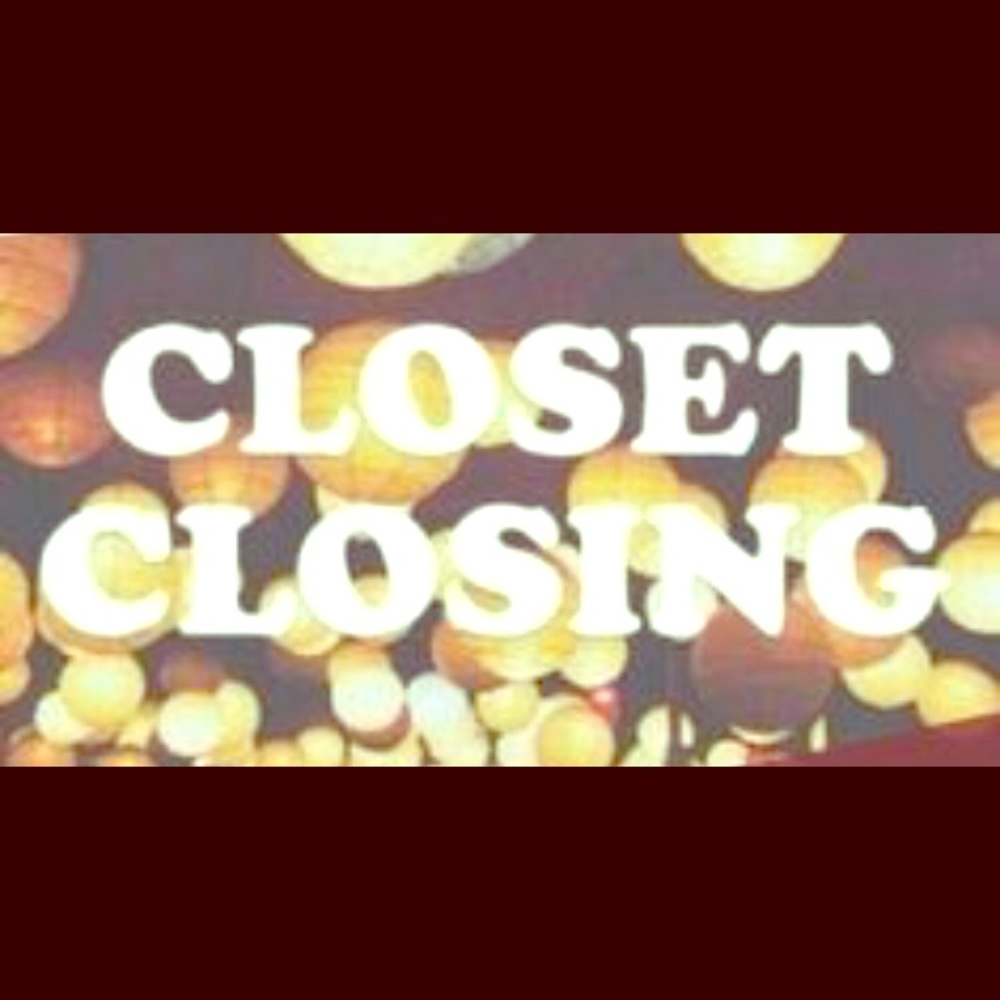 Closet closing temporarily- make an offer!
